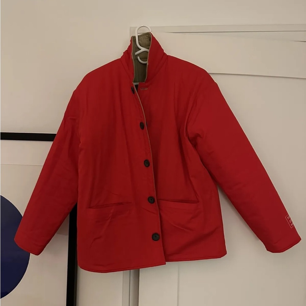 Entireworld. Dogwalker Jacket (Reversible). 100% cotton. M’s Sm/fits W’s Sm-M.